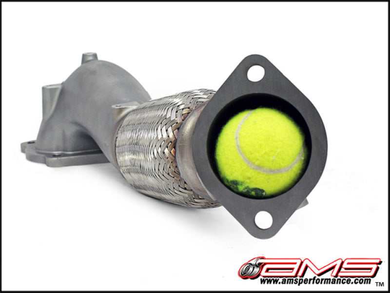 AMS Performance 08-15 Mitsubishi EVO X Widemouth Downpipe w/Turbo Outlet Pipe AMS.04.05.0001-1