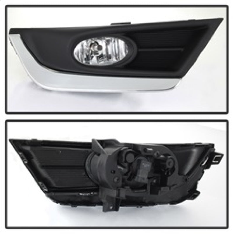 Spyder 17-18 Honda CRV OEM Chrome Trim Fog Lights w/Switch & Cover - Clear (FL-HCRV2017-C) 5084897