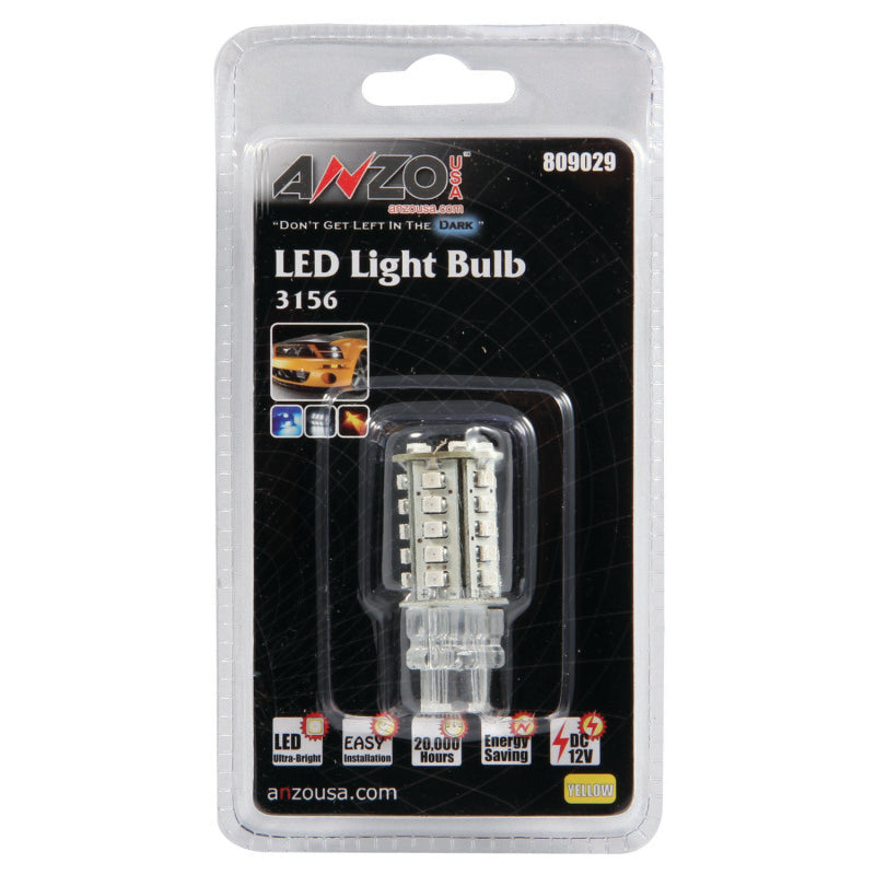 ANZO LED Bulbs Universal 3156/3157 Amber 809029