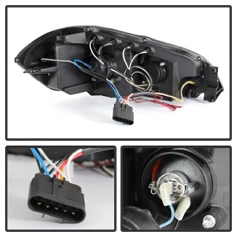 Spyder Chevy Impala 06-13 Projector Headlights LED Halo LED Blk Smke PRO-YD-CHIP06-HL-BSM 5078308