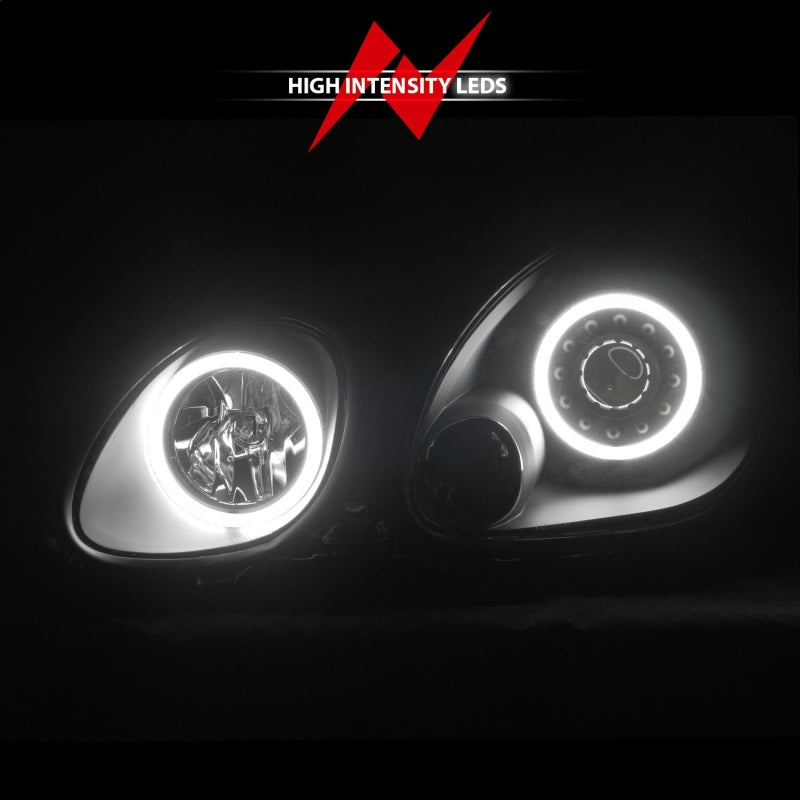Anzo 1998-2005 Lexus Gs300 Projector Headlights w/ Halo Black