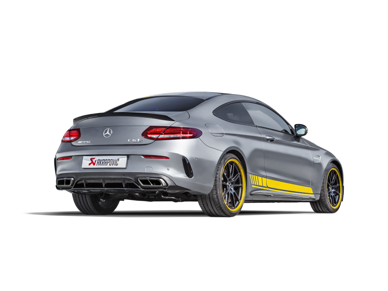Akrapovic 16-17 AMG C63 Coupe Evolution Line Cat Back (Titanium) w/ Carbon Tips (Req. Link Pipe) MTP-ME/T/3H