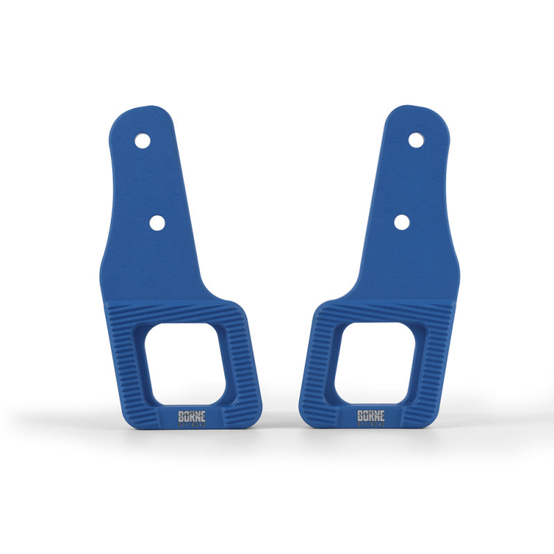 Borne Off-Road 2017+ Ford Raptor / 2009+ Ford F150 Borne Off-Road Billet Tow Hooks - Blue BNTH-F150-17BL