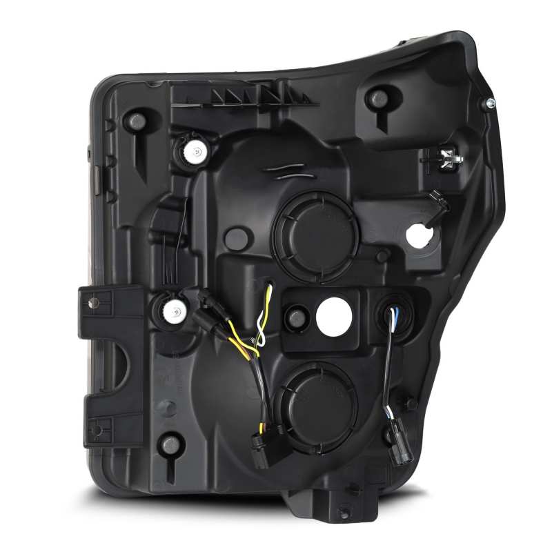 AlphaRex 11-16 Ford F-350 SD NOVA LED Proj Headlights Plank Style Alpha Blk w/Activ Light/Seq Signal 880147 *Discontinued