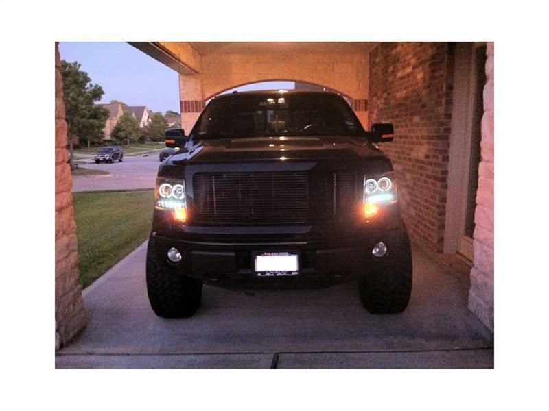 Spyder Ford F150 09-14 Projector Headlights Halogen Model- LED Halo LED Chrm PRO-YD-FF15009-HL-C 5010247