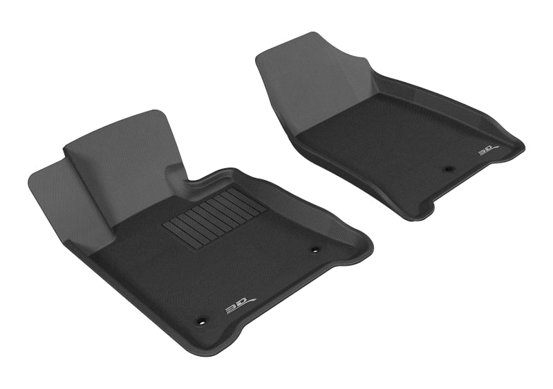 3D MAXpider 2009-2014 Acura TL FWD Kagu 1st Row Floormat - Black L1AC00311509