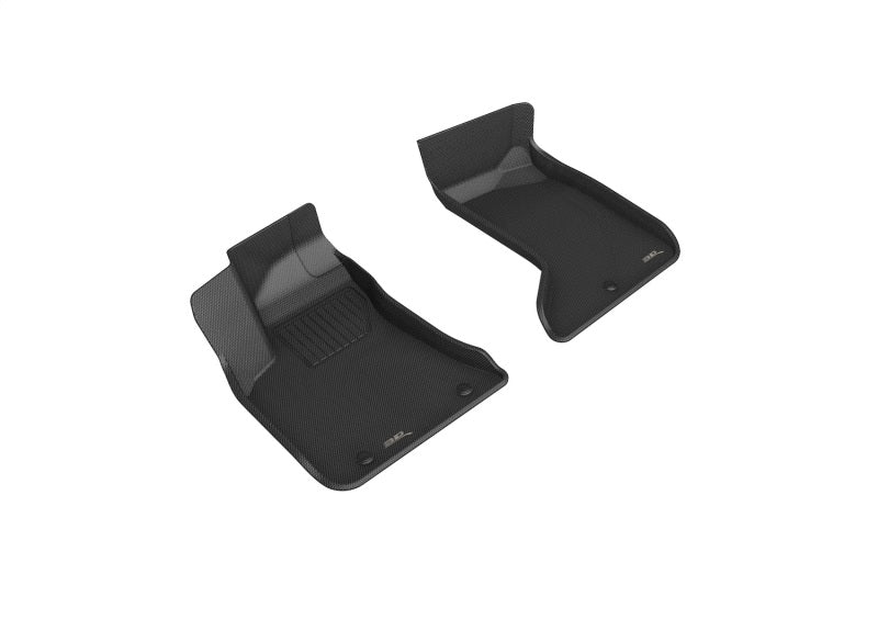 3D MAXpider 12-21 Dodge Charger AWD Kagu 1st Row Floormats - Black L1DG03311509