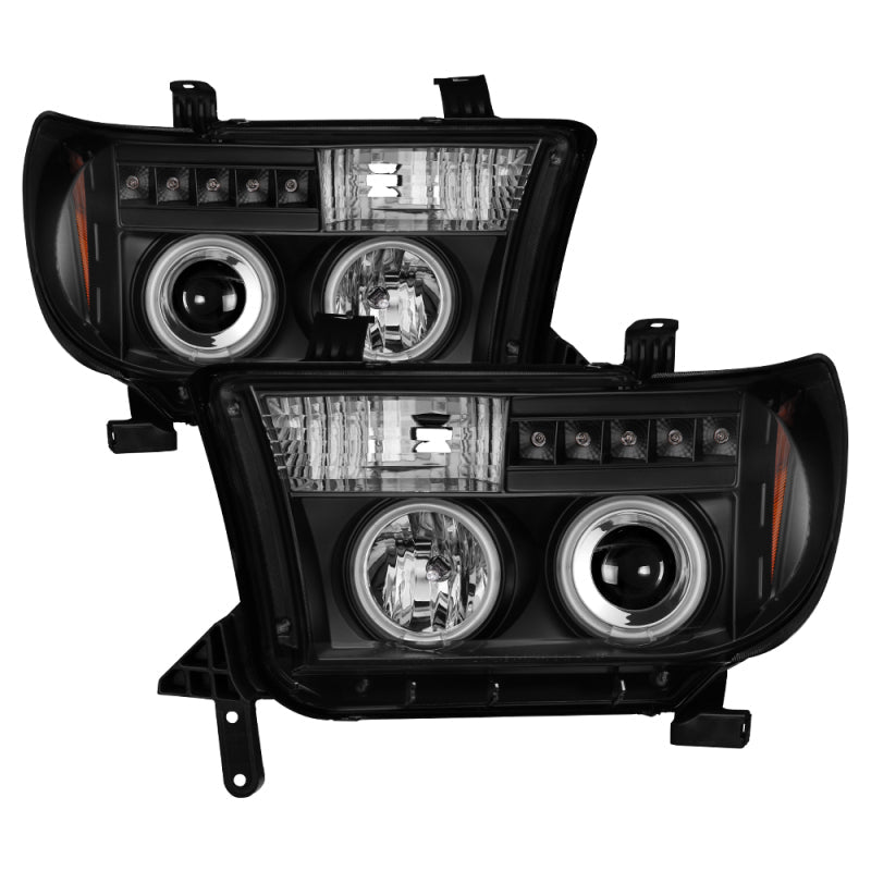 Spyder Toyota Tundra 07-13 Projector Headlights CCFL Halo LED Blk PRO-YD-TTU07-CCFL-BK 5030306
