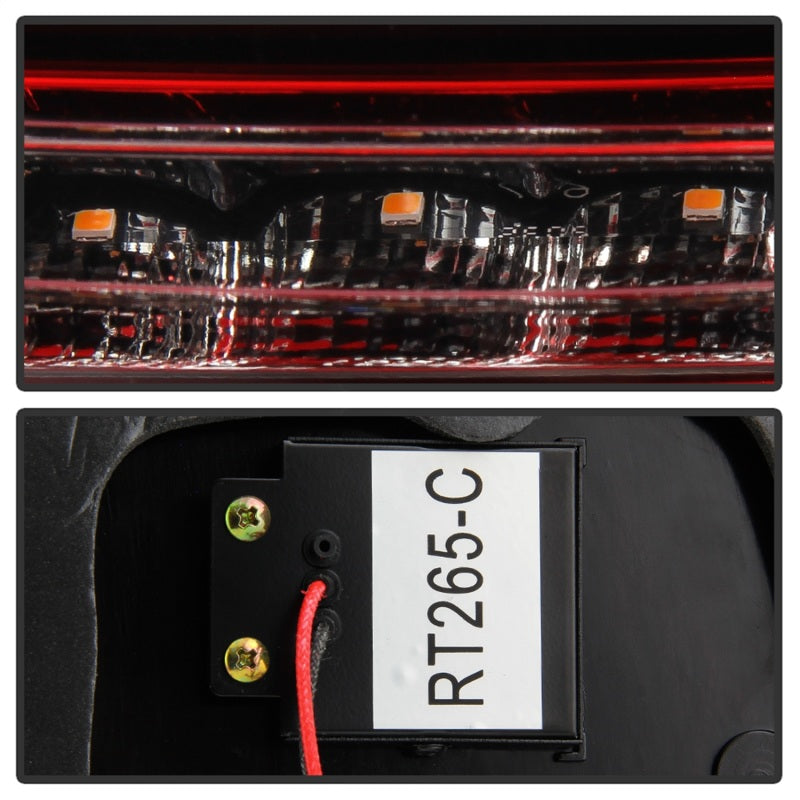Spyder 08-11 Subaru Impreza WRX 4DR LED Tail Lights - Red Clear ALT-YD-SI084D-LED-RC 5087973
