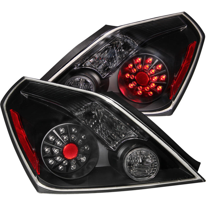 Anzo 2008-2013 Nissan Altima LED Tail lights Black