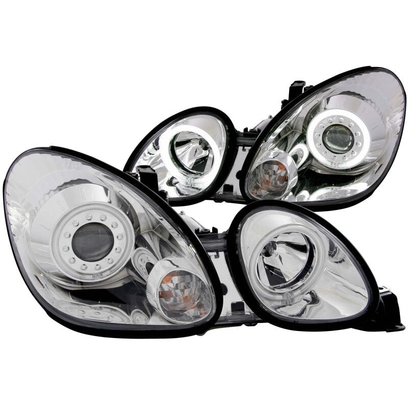 Anzo 1998-2005 Lexus Gs300 Projector Headlights w/ Halo Chrome