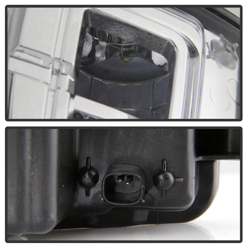 Spyder 16-18 Chevy Silverado 1500 OEM Style Full LED Fog Light w/Switch - Clear (FL-CSIL16-LED-C) 9043215