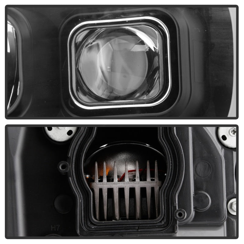 Spyder Chevy Suburban 1500/2500 07-14 Tahoe 07-14 LED Headlights Black PRO-YD-CSUB07V2PL-BK 5087515