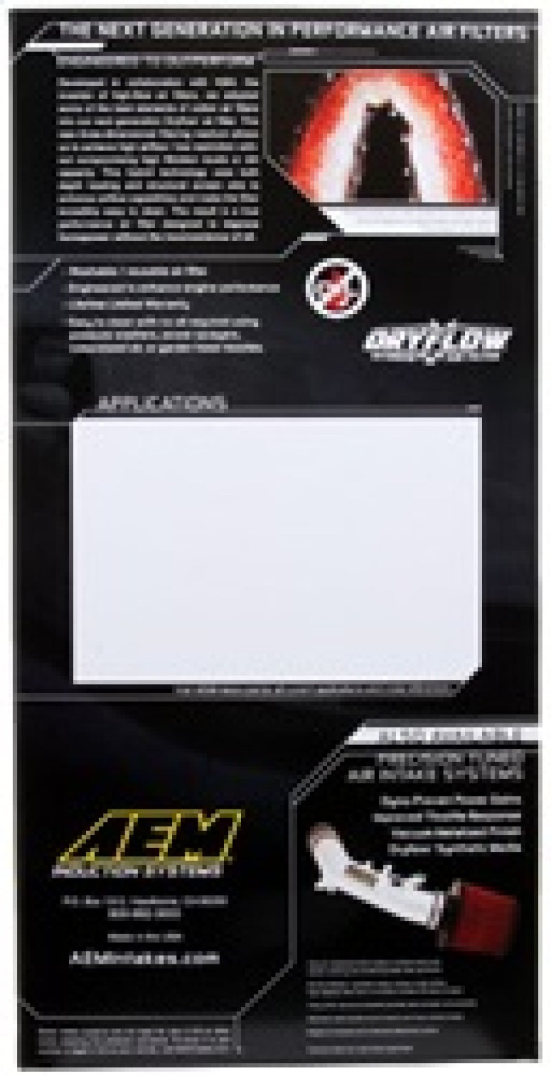 AEM Induction AEM 02-10 VW Touareg, 02-09 Porsche Cayenne Panel Filter 28-20857