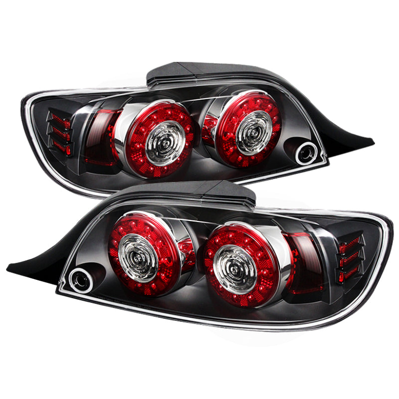 SPYDER Xtune Mazda Rx-8 04-08 LED Tail Lights Black ALT-ON-MRX804-LED-BK 5081209