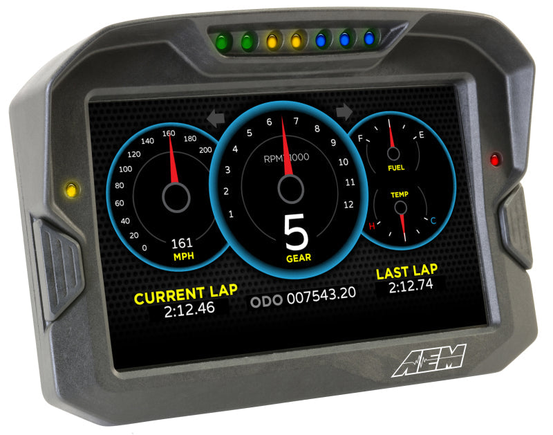 AEM Electronics Digital Dash, CD-7G, Carbon Housing, GPS, CAN Bus, Kit