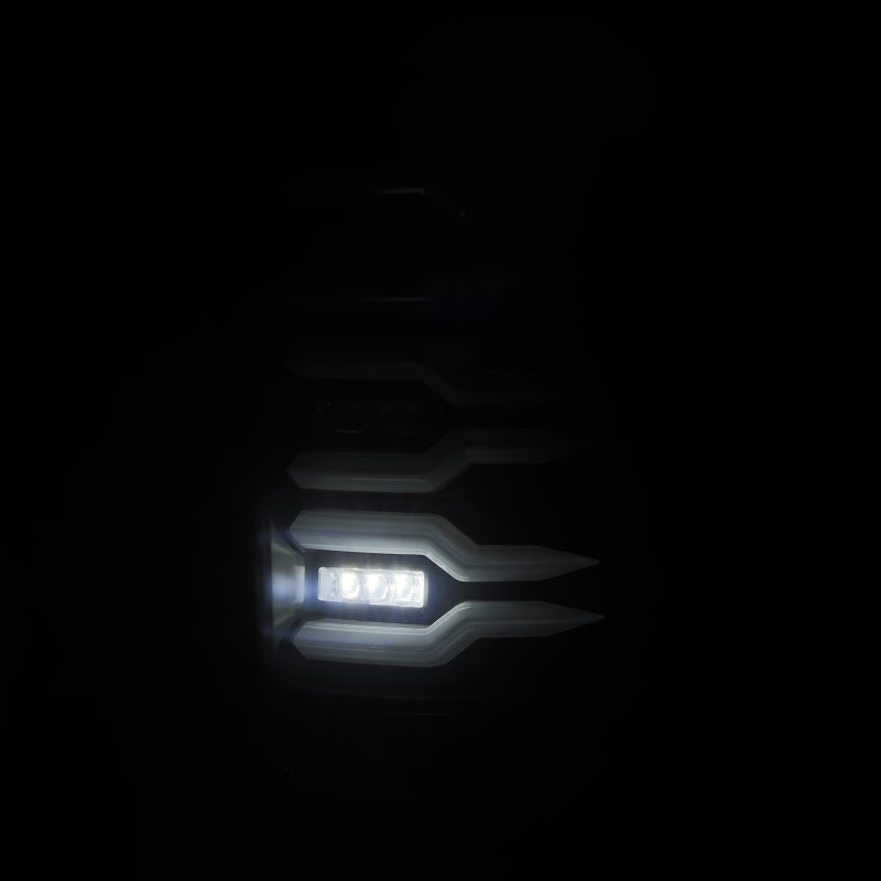 AlphaRex 07-13 GMC Sierra 1500/07-14 2500/3500HD (No Classic/Dually) Luxx-Series LED Tail Lights Blk 630060 *Discontinued