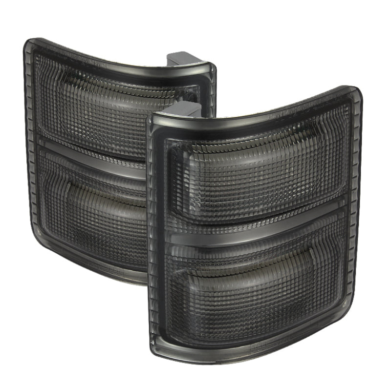 SPYDER xTune Ford Superduty 08-14 F250-F550 Amber LED Mirror Signal Lens - Smoke ACC-LED-FDSD08-MR-SM 9924743