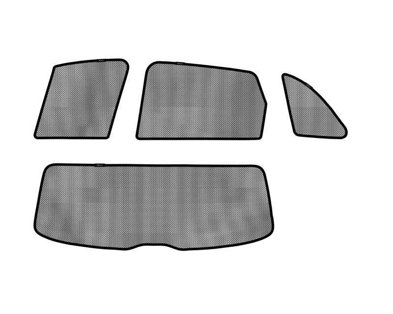 3D MAXpider 2009-2017 Audi Q5 Black Sun Shades - Complete Set S1AD0090