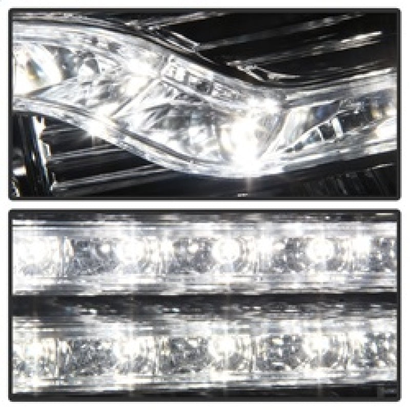 Spyder Chevy Silverado 1500 07-13 V2 Projector Headlights - LED DRL - Chrome PRO-YD-CS07V2-DRL-C 5083586