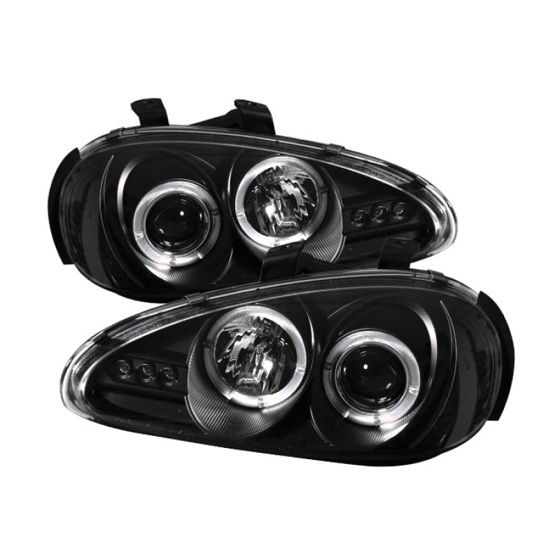 Spyder Mazda MX3 92-96 Projector Headlights LED Halo LED Black High H1 Low H1 PRO-YD-MMX392-HL-BK 5011503