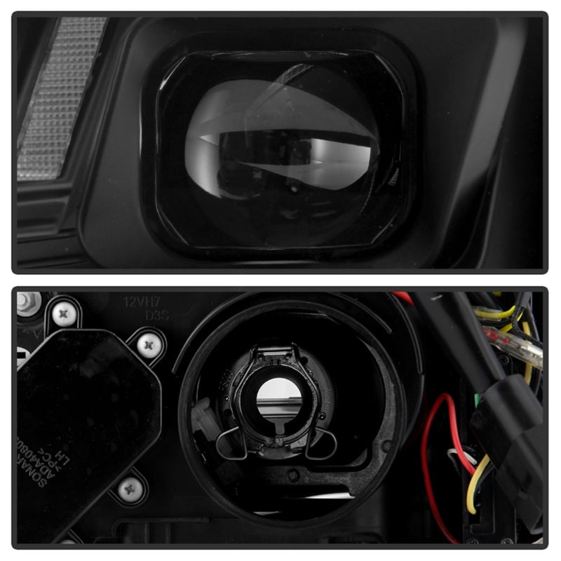 Spyder 13-16 Audi A4/S4 Halogen Model Only Projector Headlights - Black PRO-YD-AA413HALSI-BK 5088321