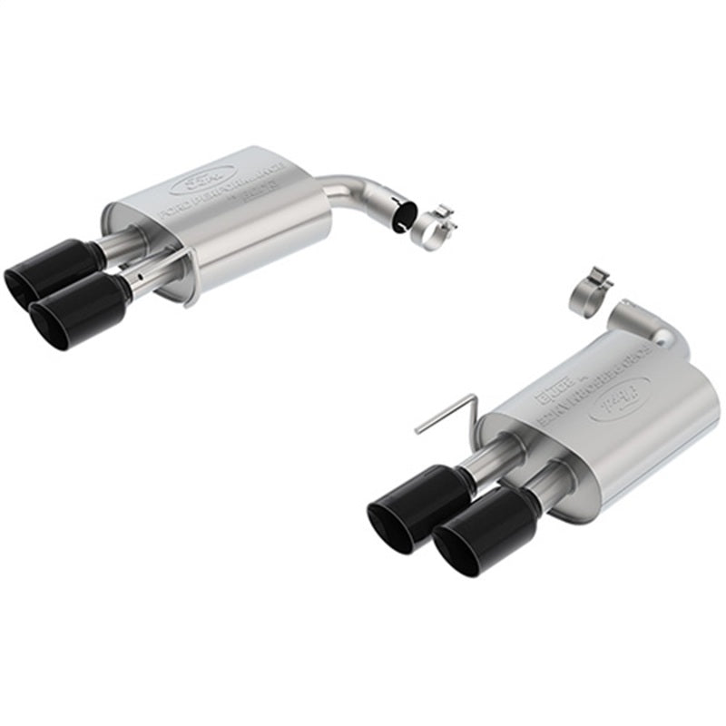 Ford Racing 2018 Mustang GT 5.0L Extreme Muffler Kit - Black Chrome Tips M-5230-M8EBA