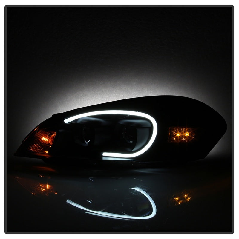 SPYDER xTune 06-13 Chevrolet Impala LED Light Bar Headlights - Black Smoke (PRO-JH-CIM06-LB-BSM) 9042256