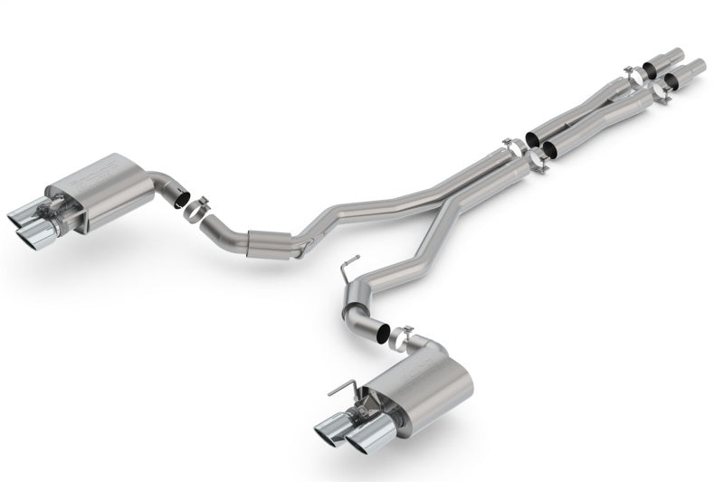 Borla 2018 Ford Mustang GT 5.0L AT/MT 3in S-Type Catback Exhaust w/ Valves 140742