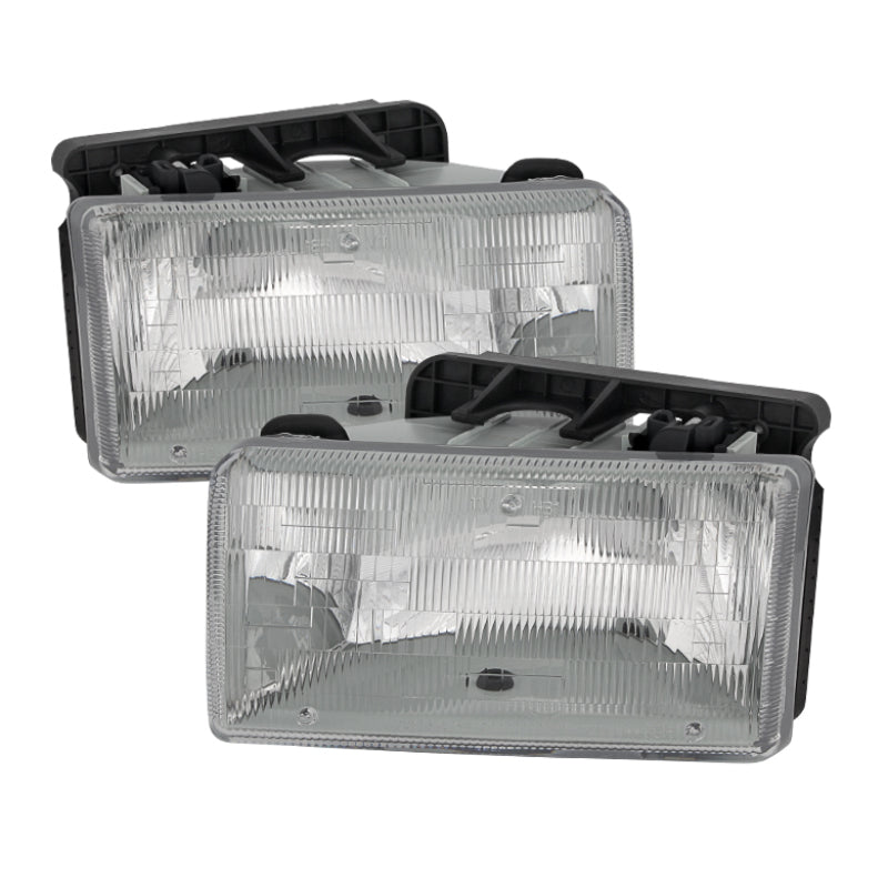 SPYDER Xtune Dodge Dakota 91-96 Crystal Headlights Chrome HD-JH-DDAK91-C 9026072