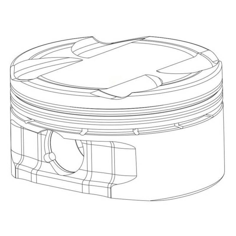 CP Pistons CP Piston & Ring Set for Audi/VW 1.8L 20V - Bore (83mm) - Compression Ratio (9.5:1) - Single SC7619-1