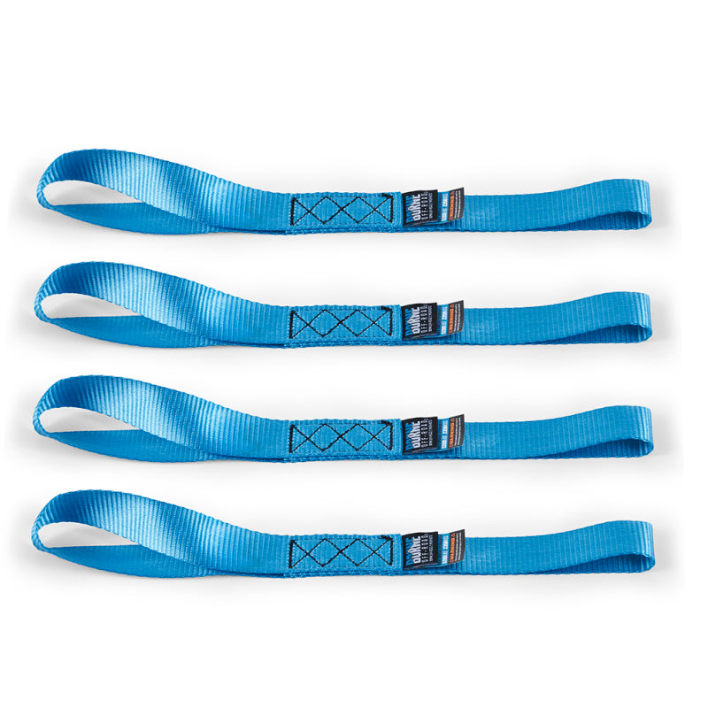 Borne Off-Road Heavy-Duty Ratchet Tie-Down Kit (4-Pack) - Blue BNRTC-TDHD-4BL