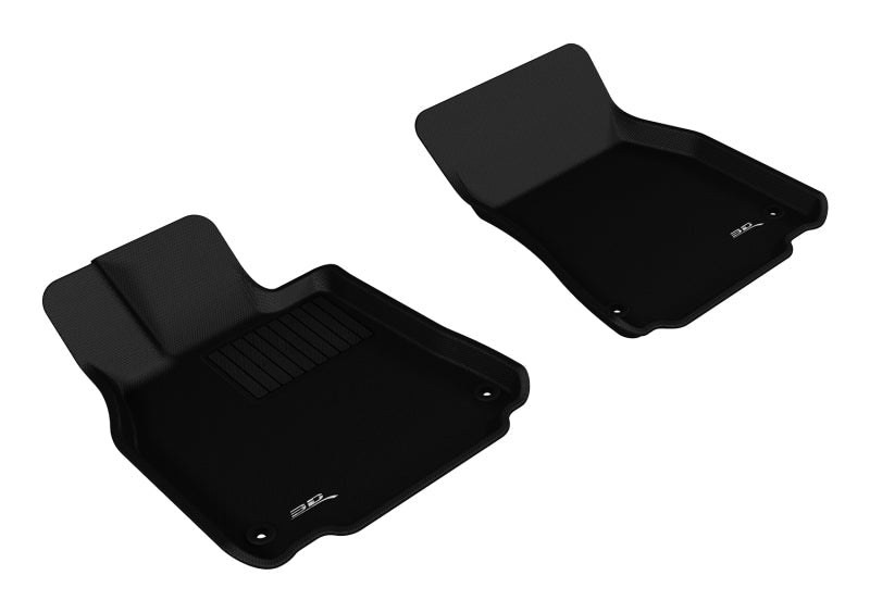 3D MAXpider 2007-2012 Lexus LS460/LS460L Kagu 1st Row Floormat - Black L1LX04011509