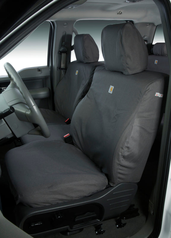 Covercraft 21-24 Cadillac Escalade Polycotton SeatSaver Front Row Seat Covers - Gravel SSC3495CAGY