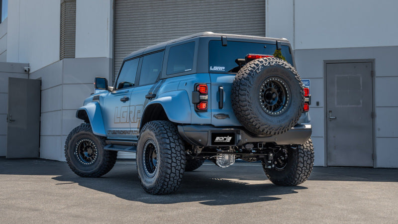 Borla 22-24 Ford Bronco Raptor V6 Turbo AT 2WD / 4WD ATAK Catback Exhaust w/ 4in Black Coated Tips 140934CB