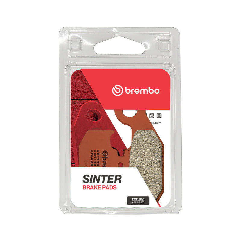 Brembo OE 06-06 Bombardier DS Left 250cc Sinter Brake Pad - Front 07GR49SD