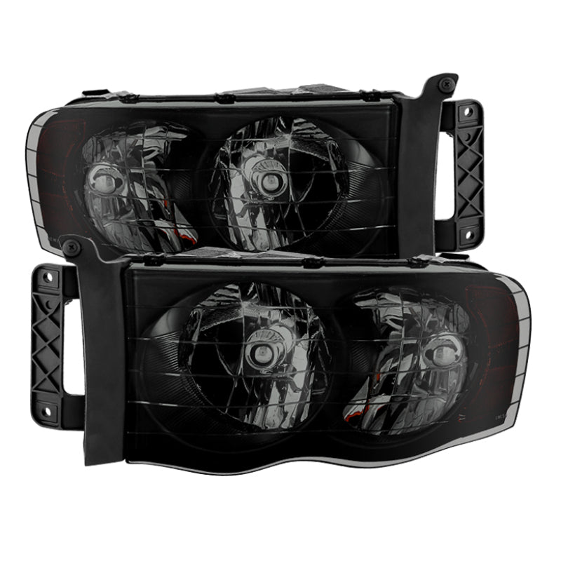 SPYDER Xtune Dodge Ram 1500 02-05 Amber Crystal Headlights HD-JH-DR02-AM-BSM 9030352