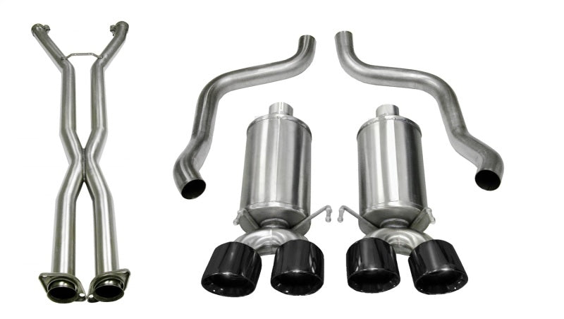Corsa Performance 2.5" Dual Rear Exit Cat-Back Exhaust System with Twin 3.5" Tips