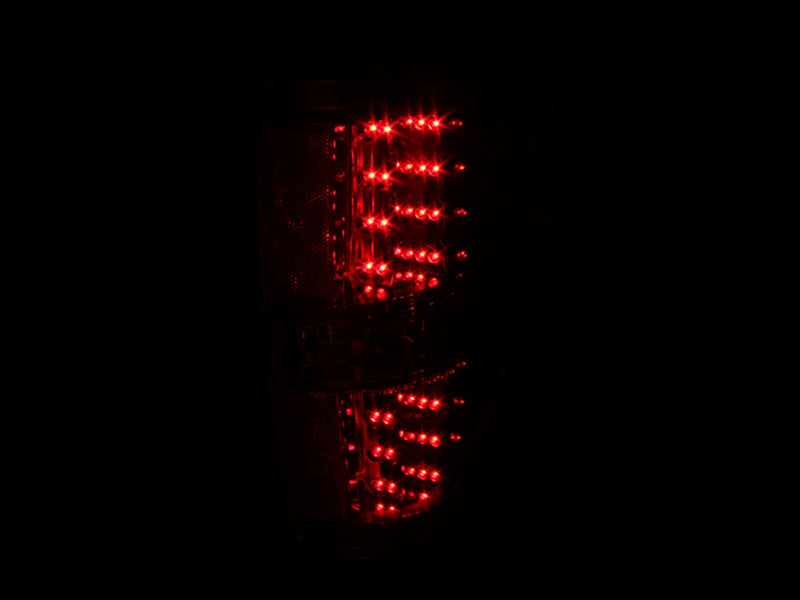 Anzo 2009-2014 Ford F-150 LED Taillights Red/Clear