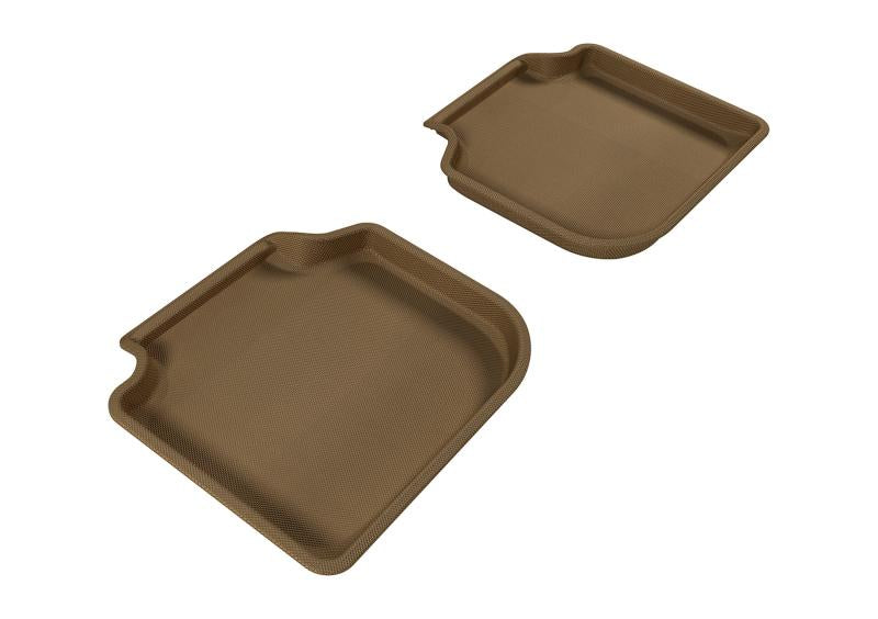 3D MAXpider 2012-2019 Volkswagen Passat Kagu 2nd Row Floormats - Tan L1VW05621502