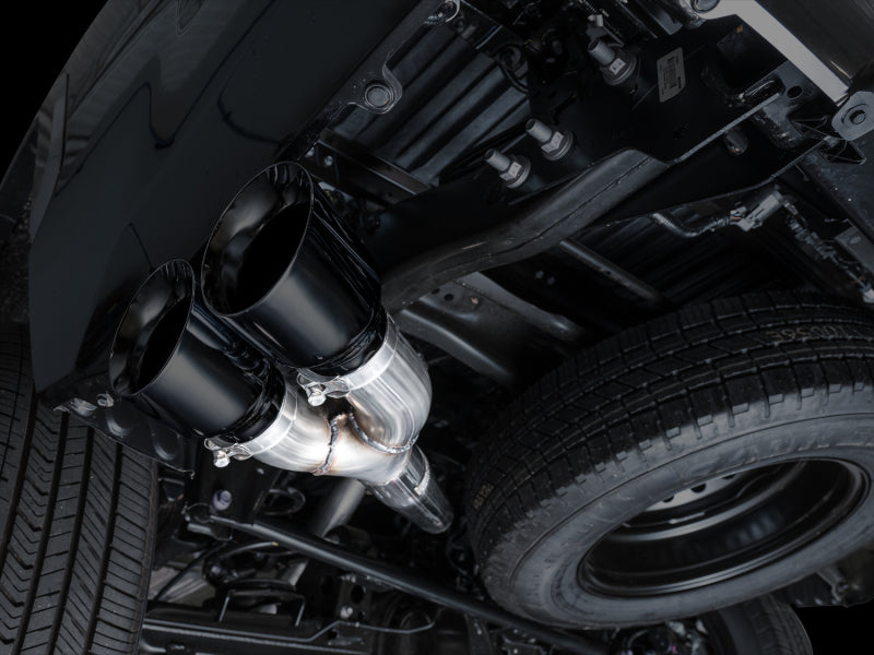AWE Tuning AWE 0FG Exhaust for 3rd Gen Toyota Tundra - Dual Diamond Black Tips 3015-33063