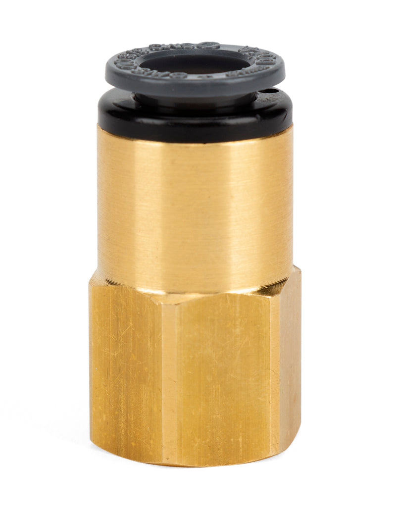 Air Lift Straight Female - 1/4in FNPT X 3/8in PTC - DOT - SMC# KV2F11-35 21987