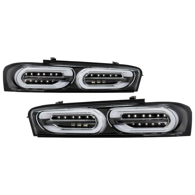 Spyder Chevy Camaro 16-18 Halogen LED Tail Lights Black ALT-YD-CCAM16HAL-SEQ-BK 5087218