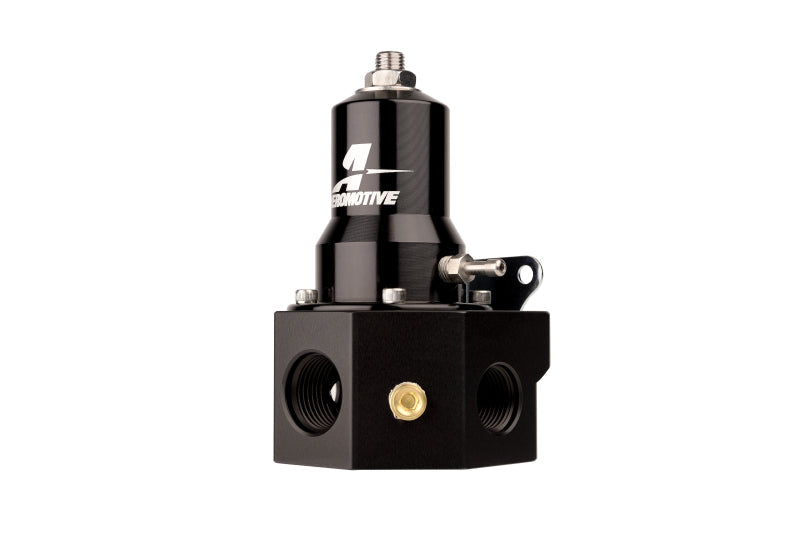 Aeromotive Adjustable Fuel Pressure Regulator 30-120PSI .313 Valve -3x -8 / 1x -10 Inlet -10 Return 13145