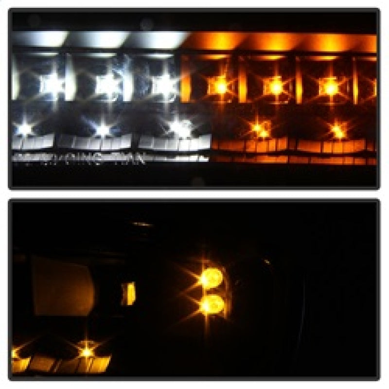 SPYDER xTune GMC Sierra 99-06 /Yukon 00-06 Headlights & LED Bumper Lights - Black HD-JH-GS99-LED-SET-BK 9037399