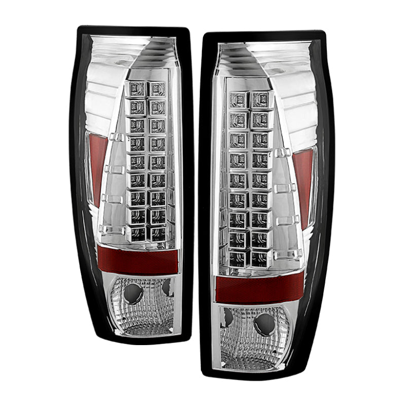 Spyder Chevy Avalanche 02-06 LED Tail Lights Chrome ALT-YD-CAV02-LED-C 5001078