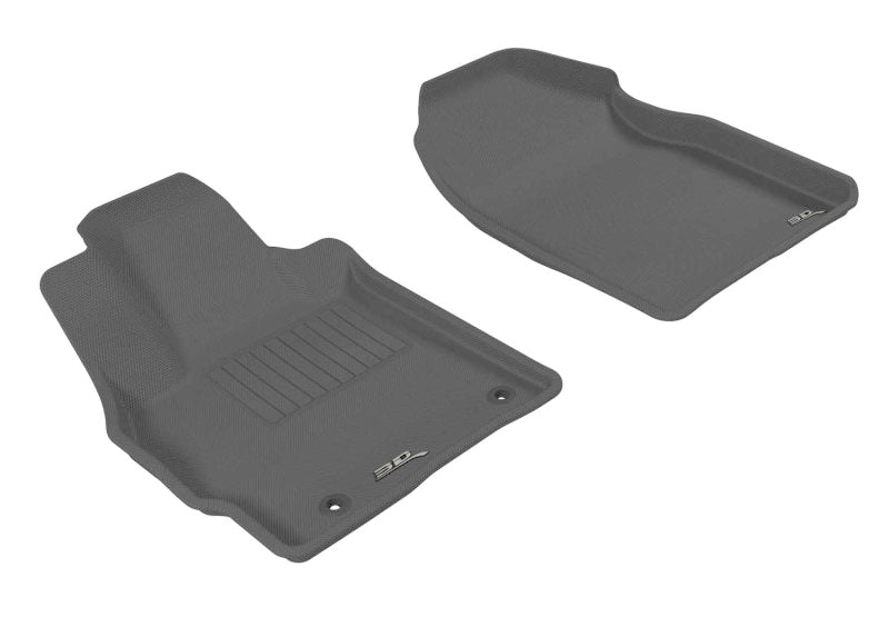 3D MAXpider 2007-2012 Mazda CX-7 Kagu 1st Row Floormat - Gray L1MZ01611501