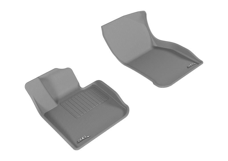 3D MAXpider 2014-2019 Mini Hardtop 4-Door Kagu 1st Row Floormat - Gray L1MN01511501