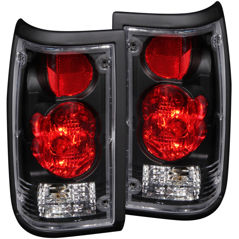 Anzo 1986-1993 Mazda B2000 Tail lights Black