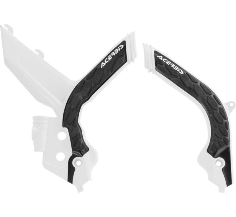 Acerbis Frame Guards X-Grip Wht/Blk 2783151035